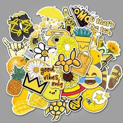 Yellow VSCO ( 50 Pcs )