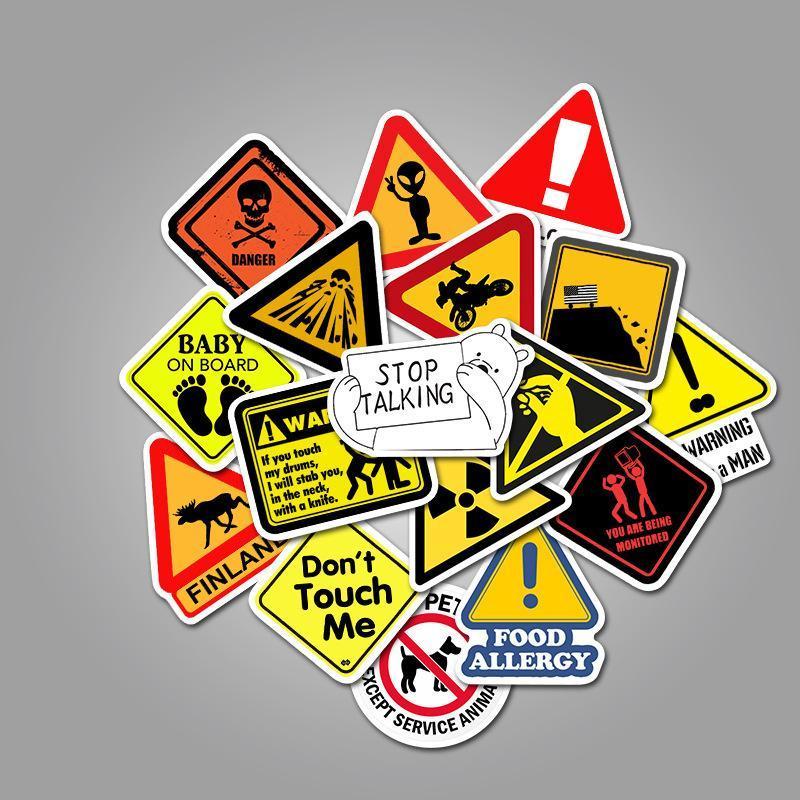 Warning Sign ( 50 Pcs )
