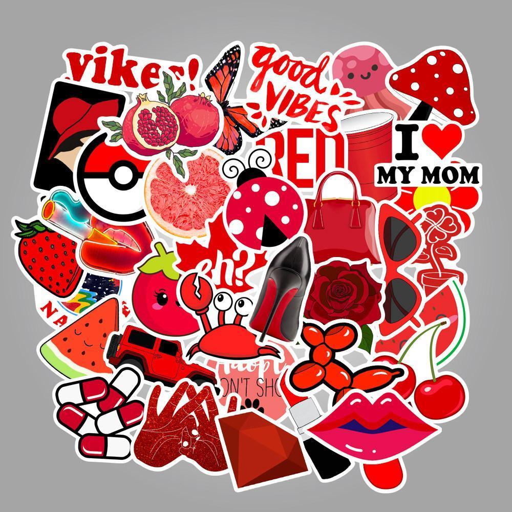 Red Cartoon ( 50 Pcs )