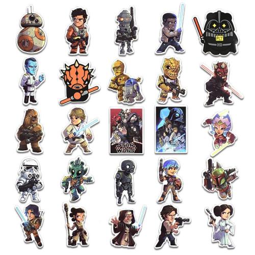 Star wars Cartoon ( 100 Pcs )