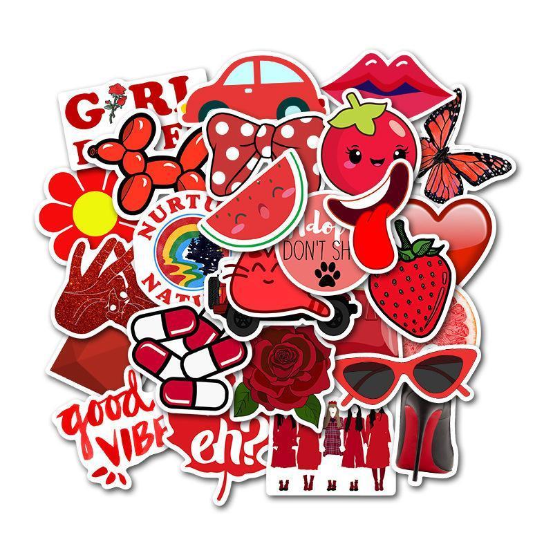 Red Cartoon ( 50 Pcs )