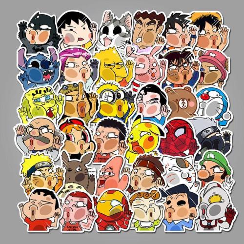 Funny Cartoon Character ( 50 Pcs )
