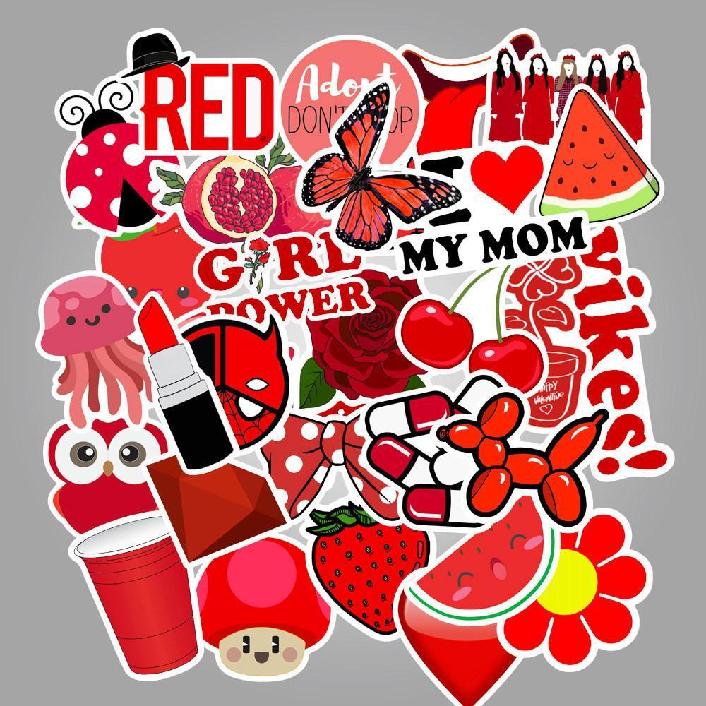 Red Cartoon ( 50 Pcs )
