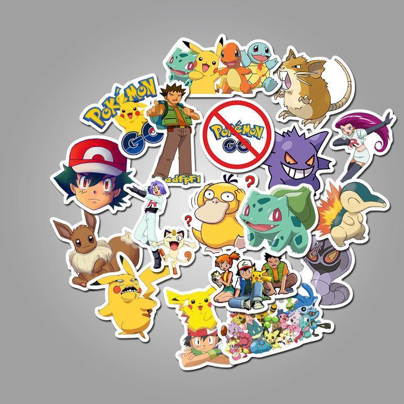 Pokemon Pet Cartoon ( 50 Pcs )