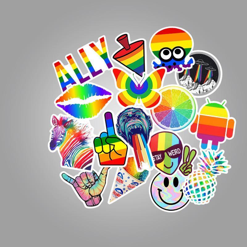 Rainbow Cartoon ( 50 Pcs )