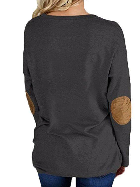 Cotton-Blend Casual Floral-Print Sweatshirt 001