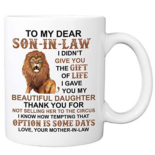 MyCozyCups To My Dear Son In Law I Gave You My Beautiful Daughter 11 盎司新奇咖啡马克杯