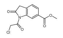 1-(2-氯乙酰基)-2,3-二氢-2-氧代-1H-吲哚-6-羧酸甲酯 