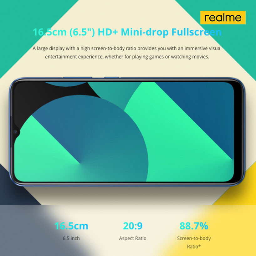 realme C15 Global Version Smartphone 4GB RAM 64GB ROM 6000mAh Big Battery Quick Charge Mobile phone 6.5inch Android Telephone