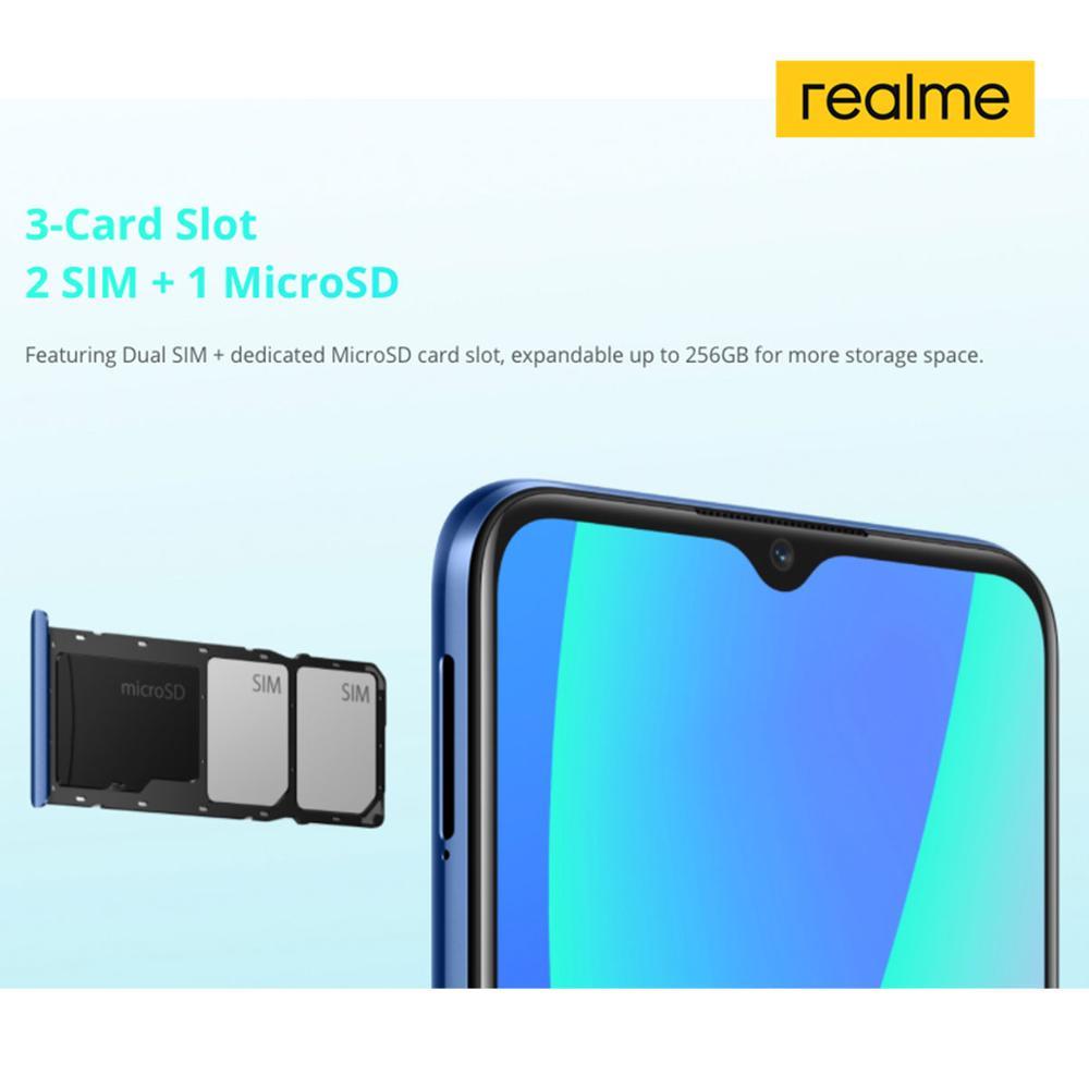 realme C15 Global Version Smartphone 4GB RAM 64GB ROM 6000mAh Big Battery Quick Charge Mobile phone 6.5inch Android Telephone