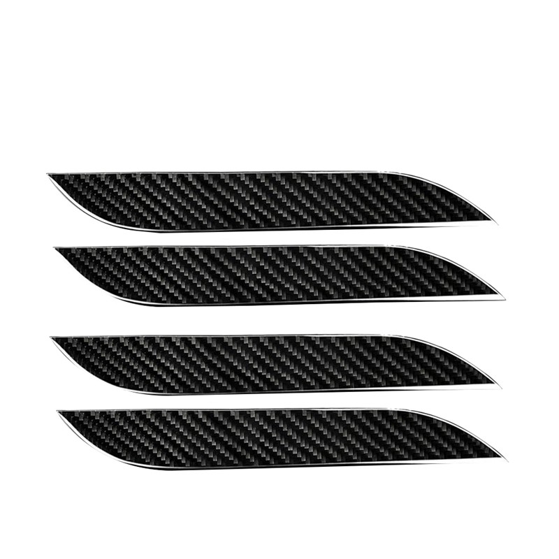 Carbon Fiber Car Exterior Door Handle Cover Scratch Protector for Tesla Model S