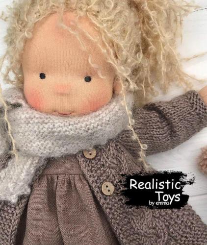 Emma Realistic Toys - Waldorf Doll Desirae