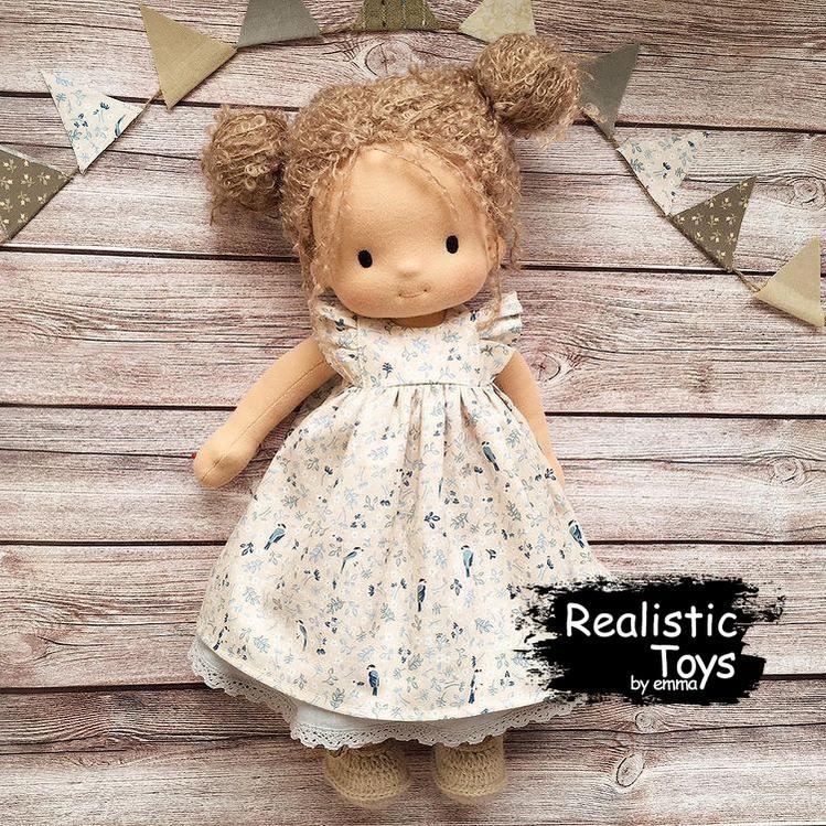Emma Realistic Toys - Waldorf Doll Nyasia