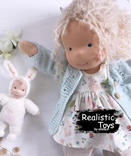 Emma Realistic Toys - Waldorf Doll Emelia