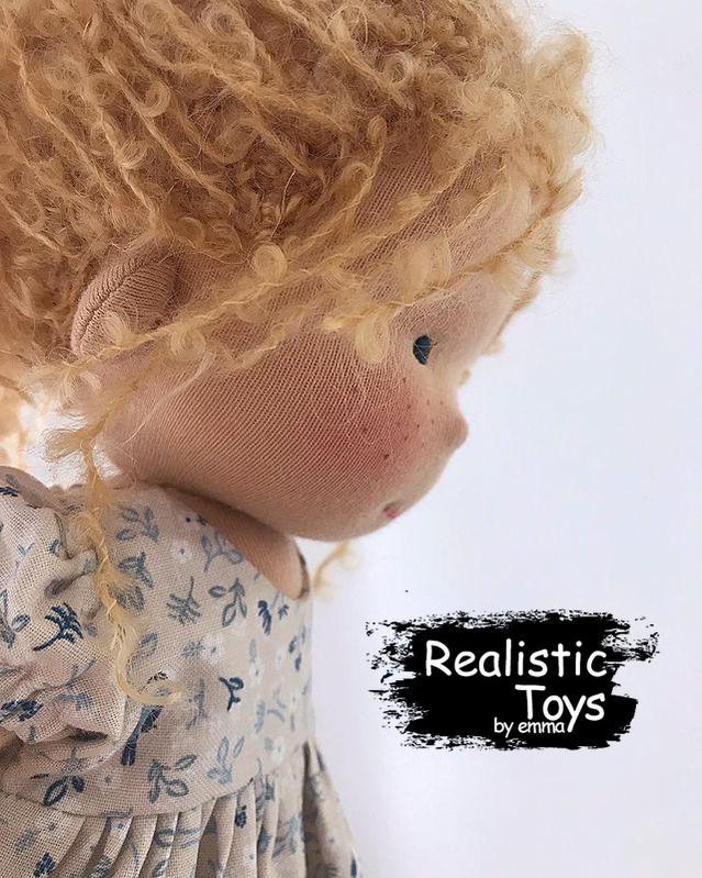 Emma Realistic Toys - Waldorf Doll Nathalie