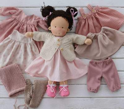 Waldorf Doll Alexia , Stuff For Christmas , Rag Dolls With Removable Clothes