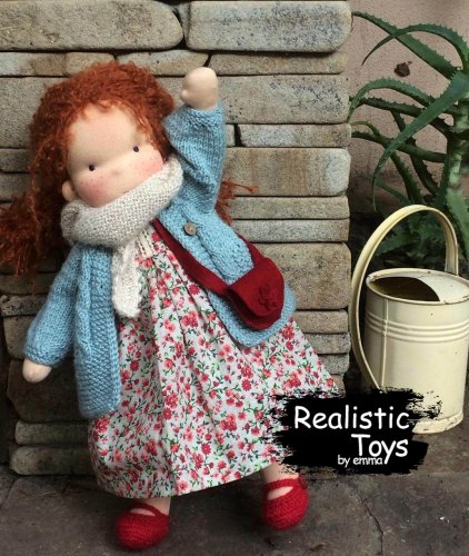 Waldorf Doll Alaina , Soft Baby Dolls For Infants , Soft Stuffed Dolls