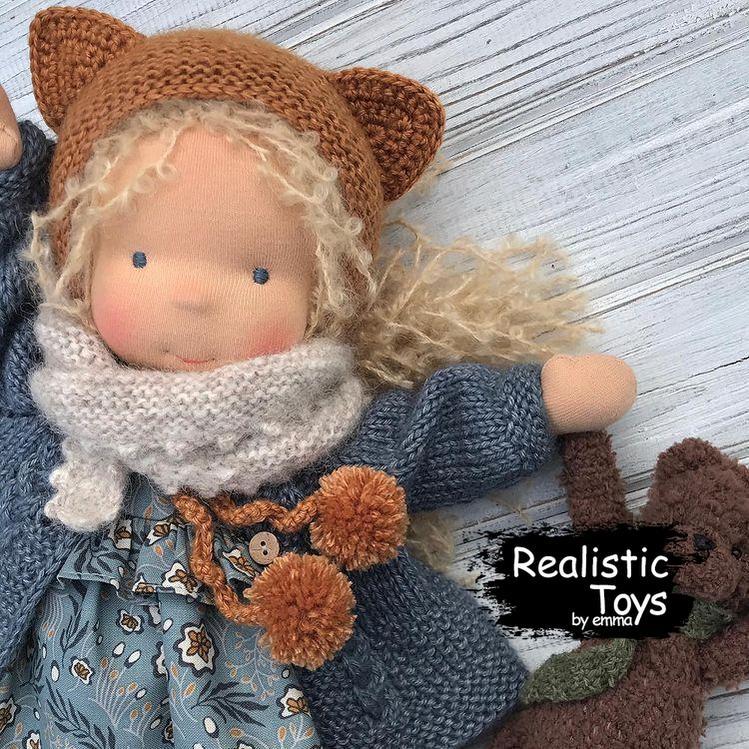 Emma Realistic Toys - Waldorf Doll Aba