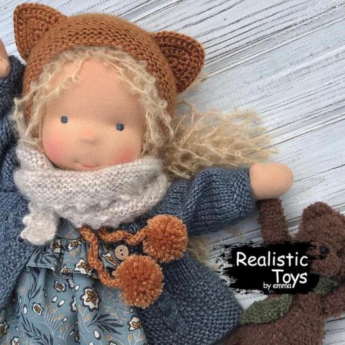 Emma Realistic Toys - Waldorf Doll Aba