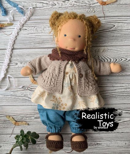 Emma Realistic Toys - Waldorf Doll Lydia