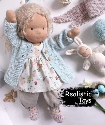Emma Realistic Toys - Waldorf Doll Emelia