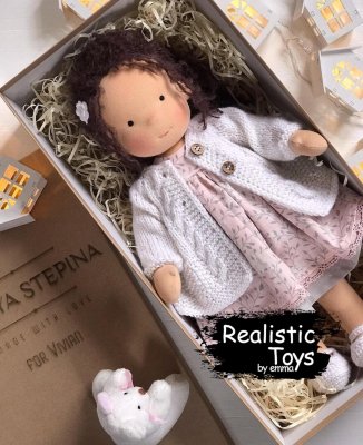 Waldorf Doll Sara , Handmade Rag Dolls , Organic Dolls For Toddlers