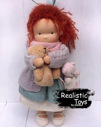 Emma Realistic Toys - Waldorf Doll Remington