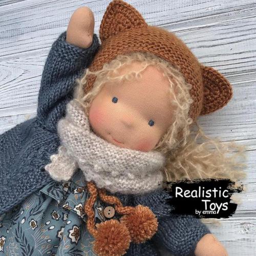 Emma Realistic Toys - Waldorf Doll Aba