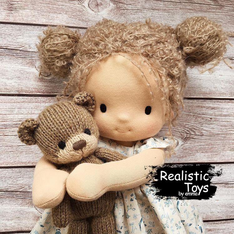 Emma Realistic Toys - Waldorf Doll Nyasia