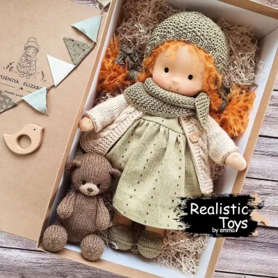 Emma Realistic Toys - Waldorf Doll Faith Melanie
