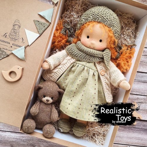 Emma Realistic Toys - Waldorf Doll Faith Melanie