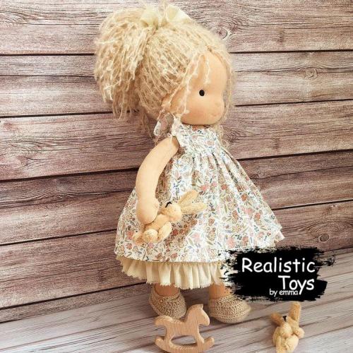 Emma Realistic Toys - Waldorf Doll Lauren