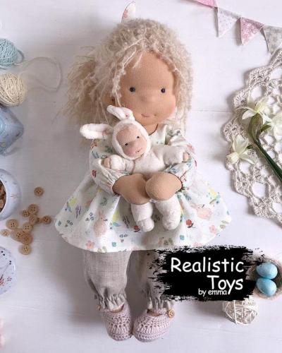 Emma Realistic Toys - Waldorf Doll Emelia