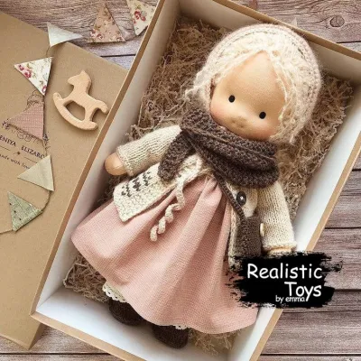 Emma Realistic Toys - Waldorf Doll Camille
