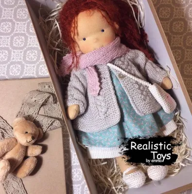 Emma Realistic Toys - Waldorf Doll Remington