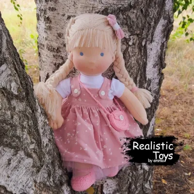 Emma Realistic Toys - Waldorf Doll  Naima