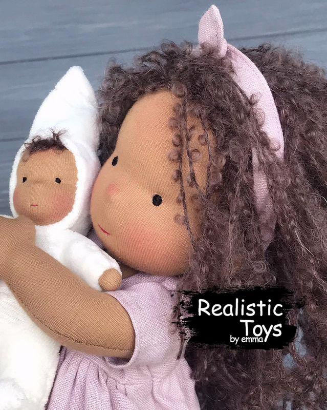 Emma Realistic Toys - Waldorf Doll Nathalie