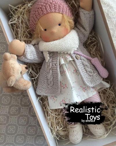 Emma Realistic Toys - Waldorf Doll Makenna