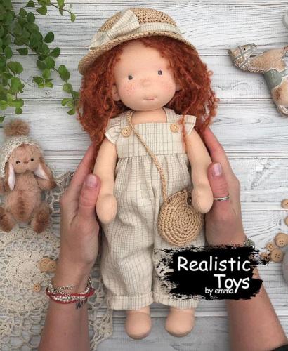 Emma Realistic Toys - Waldorf Doll Aine