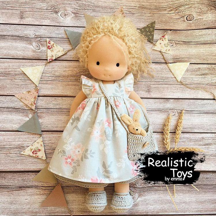 Emma Realistic Toys - Waldorf Doll Nyasia