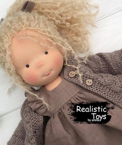 Emma Realistic Toys - Waldorf Doll Desirae