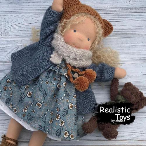 Emma Realistic Toys - Waldorf Doll Aba