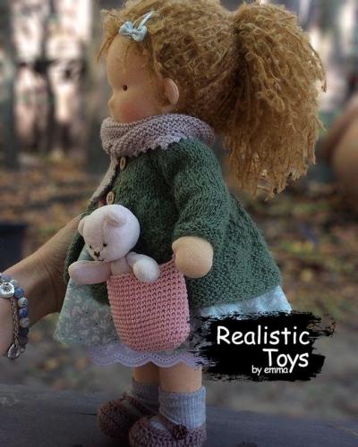 Emma Realistic Toys - Waldorf Doll Heidi