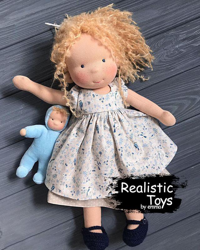 Emma Realistic Toys - Waldorf Doll Nathalie