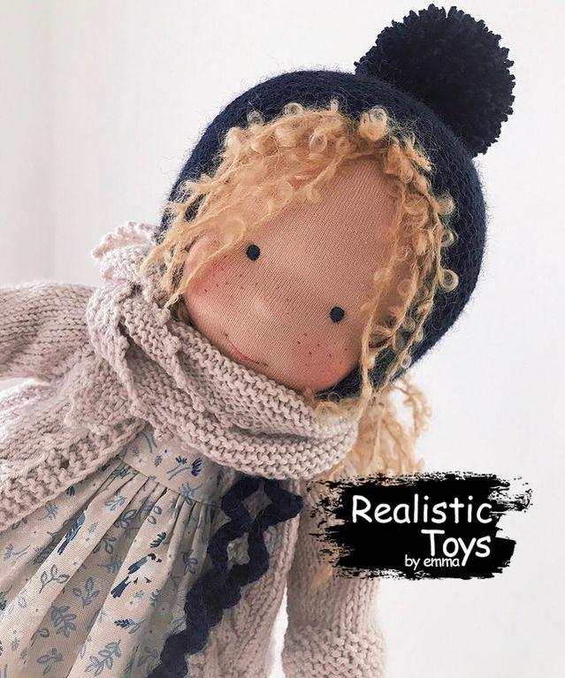 Emma Realistic Toys - Waldorf Doll Nathalie