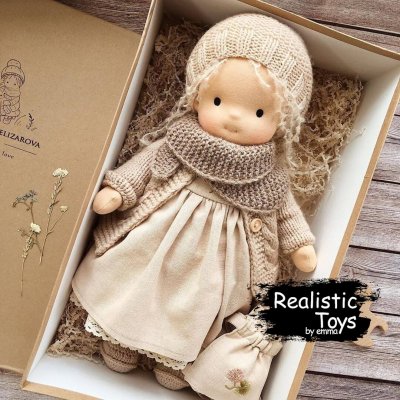 Waldorf Doll Adelynn，Soft Dolls For Infants