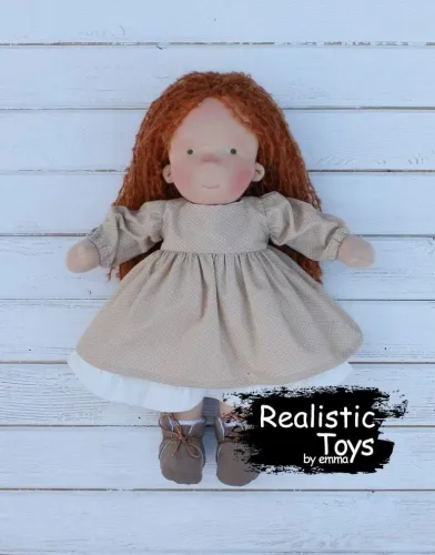 Waldorf Doll Apri , Little Girls Toys , Dolls For Babies And Toddlers