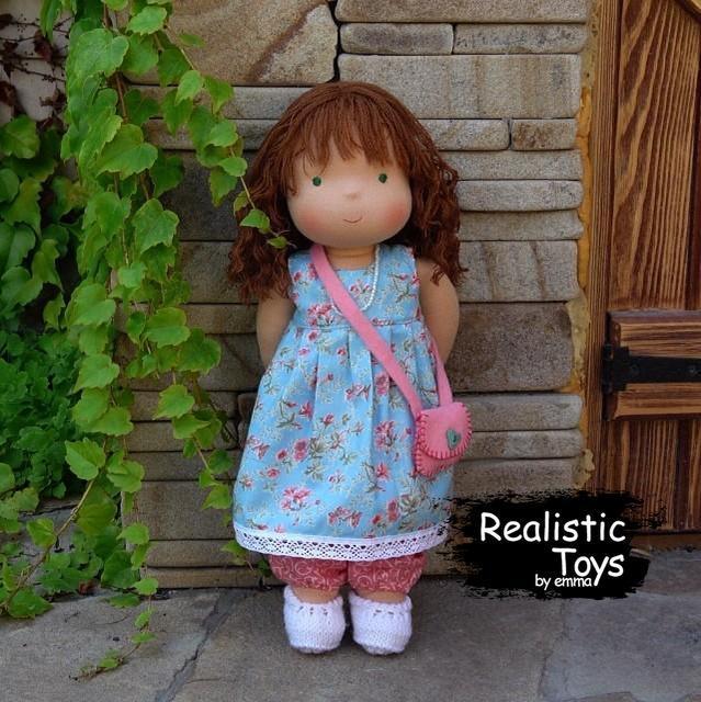 Emma Realistic Toys - Waldorf Doll  Carleigh