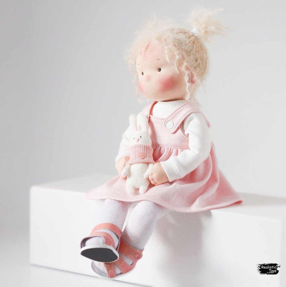 Waldorf Doll Mavis , Soft Baby Dolls With Hair