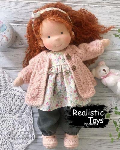 Emma Realistic Toys - Waldorf Doll Eva